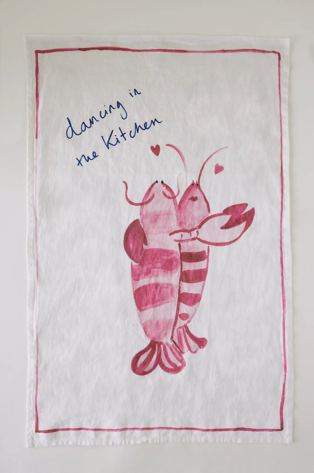 Dinette Linen Novelty Lobster Tea Towel