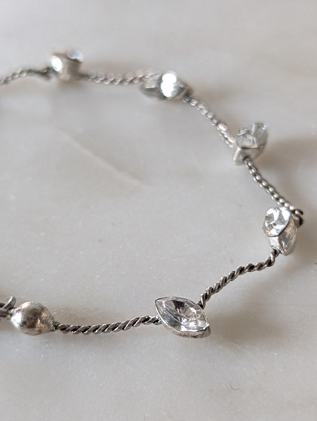 Vintage Napier Rhinestone Tennis Bracelet