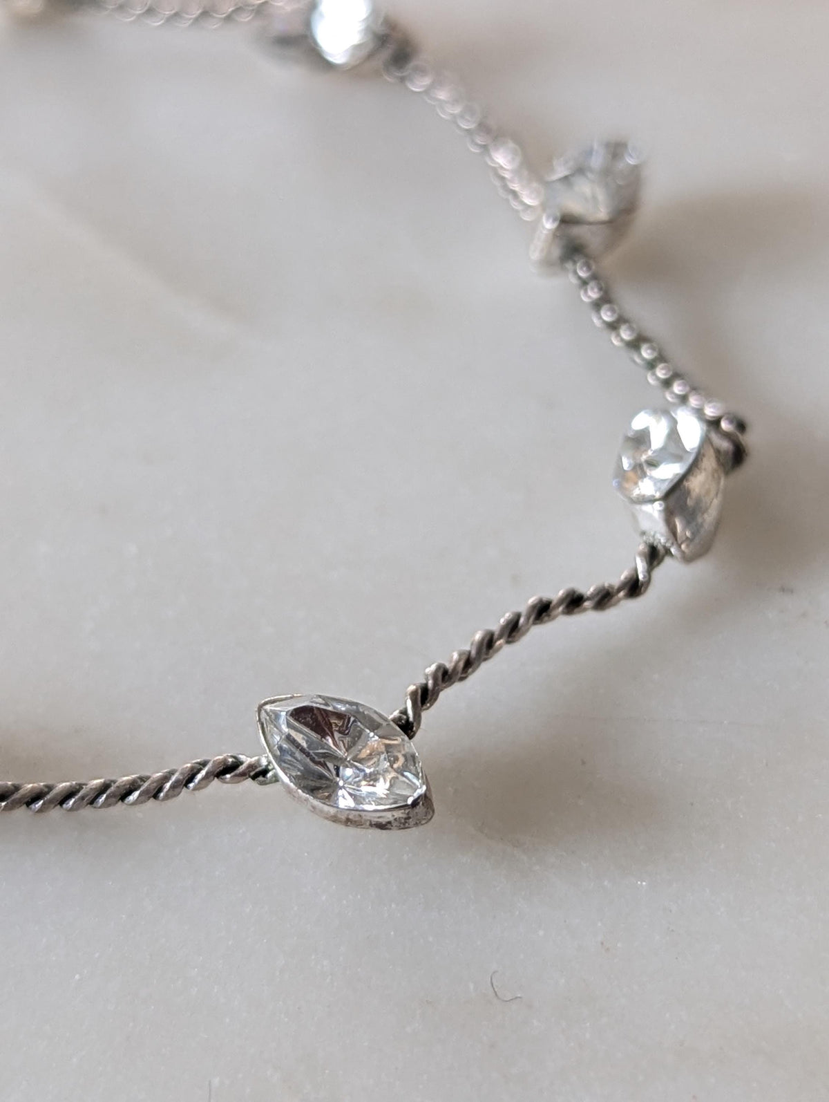 Vintage Napier Rhinestone Tennis Bracelet